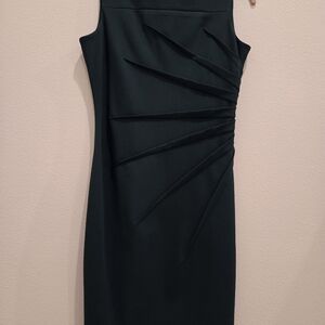 Calvin Klein Elegant Forest Green Midi Dress